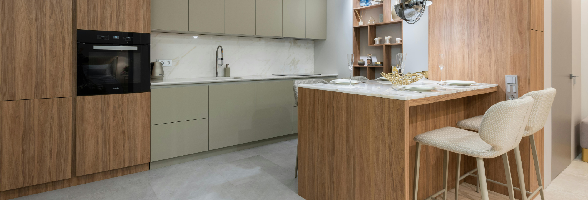 Kitchen design on tile - Your Flooring Store & Remodeling Center